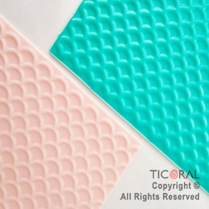 PLACA TEXTURIZADORA ESCAMAS 15 X 10.5 CM x 1